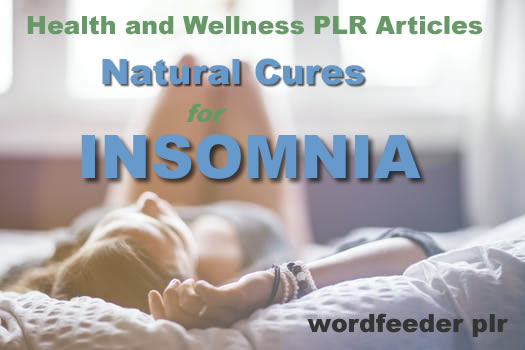 natural cures for insomnia plr